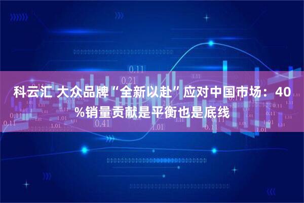 科云汇 大众品牌“全新以赴”应对中国市场:40%销量贡献是平衡也是底线